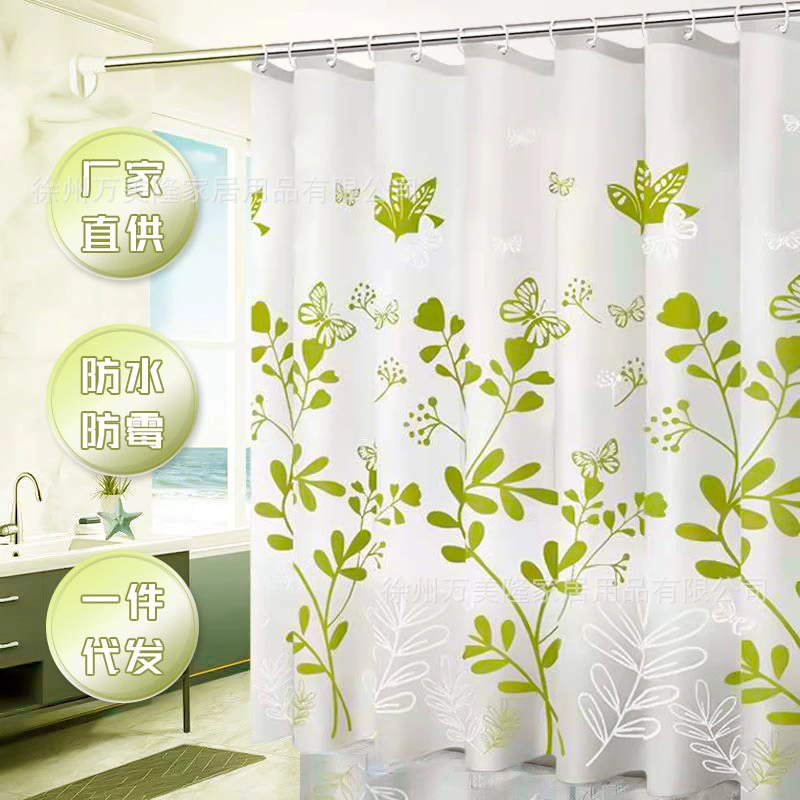 Пятно водонепроницаемая занавеска для душа утолщена против плесени