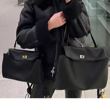 B家同款rodeo bag包单肩通勤包真皮手提包腋下托特包女斜挎凯莉包