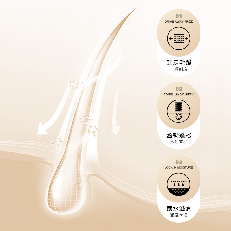 ZhiDuo suave película de cuidado del cabello sin evaporación crema de cuidado del cabello acondicionador para el cabello fábrica de película al por mayor