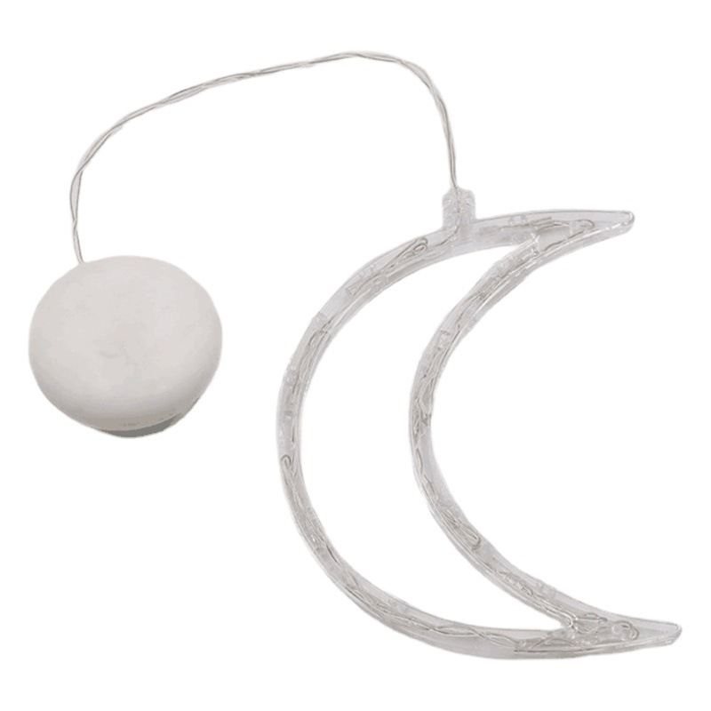 Transfronterizo LED lámpara de lechón decorativa de Navidad muñeco de nieve árbol de Navidad de cinco puntas cortina de la batería lámpara de vacaciones pequeña lámpara de color