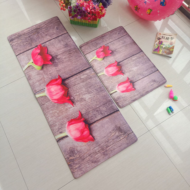 플란넬 우드 그레인 로즈