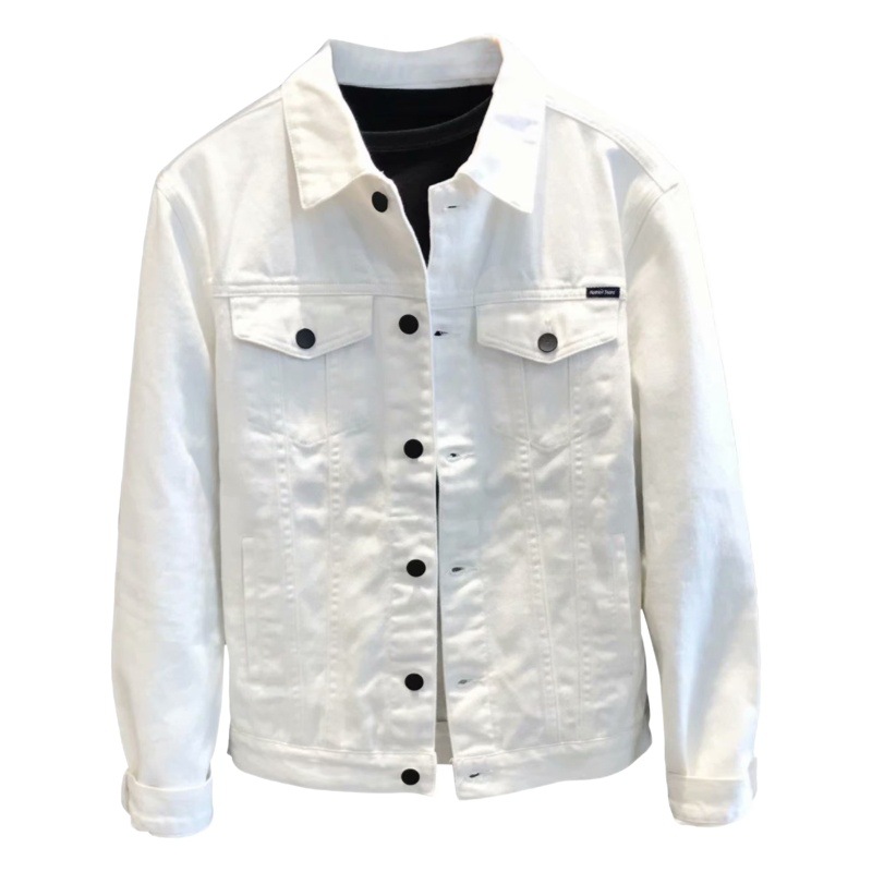 Primavera y otoño casual Chaqueta corta de mezclilla chaqueta de los Hombres estilo coreano moda casual herramientas chaqueta de mezclilla de los hombres