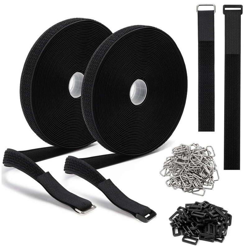 Hook hair one-body finishing strap nylon velcro with buckle Hook hair one-piece self-adhesive strap strap