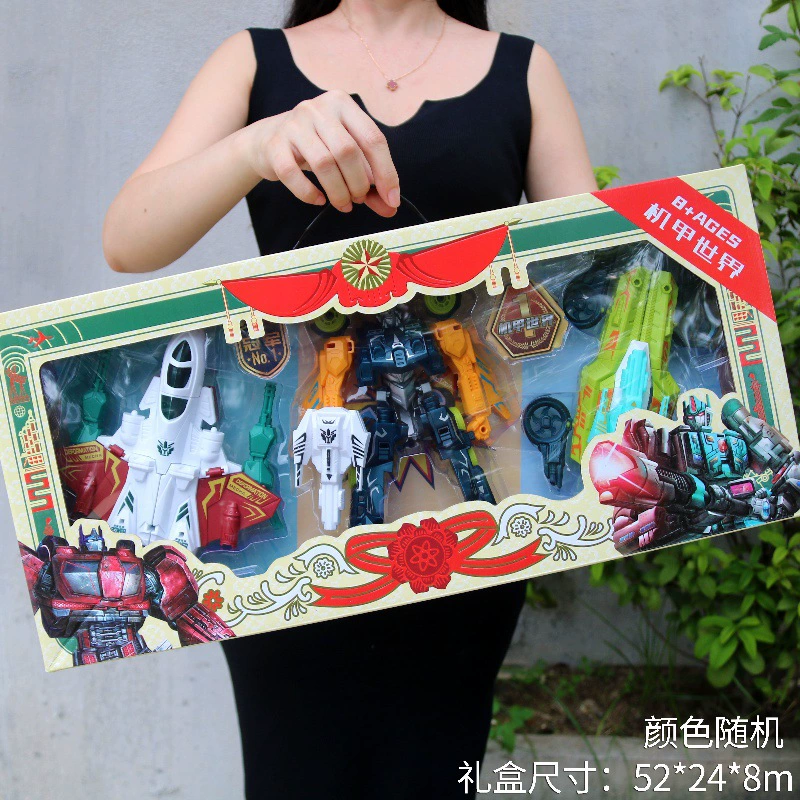 Transformer, robot, transport, tank, toy for boys for kindergarten, gift box, training, Birthday gift