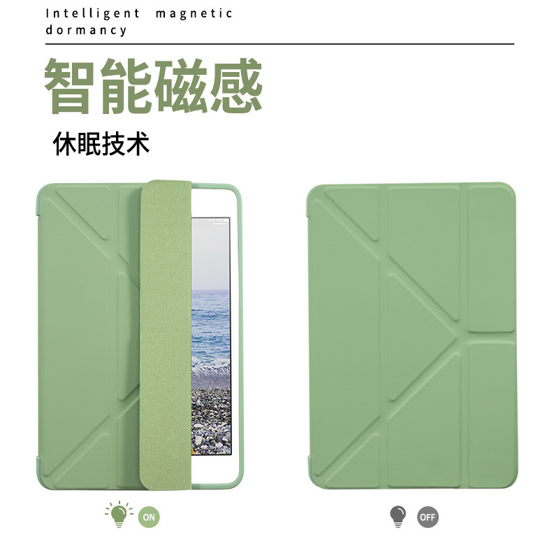 Suitable for iPadAIR4 10.9 with Pen slot flat protective cover Pro11 inch multi-angle folding 10.2 Full Package Suitable for iPadAIR4 10.9 with Pen slot flat protective cover Pro11 inch multi-angle folding 10.2 Full Package