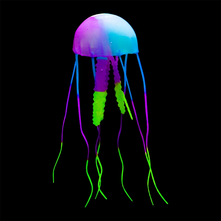 Fluorescence realistic coral silicone aquarium decor