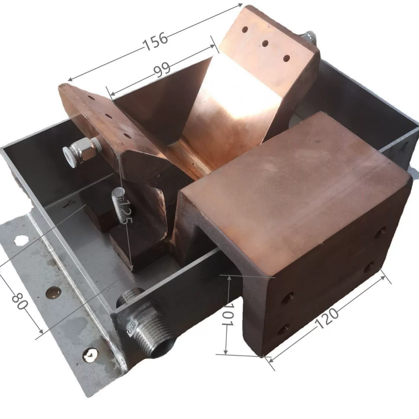 Литейная обработка с твердым хромированным проводящим катодом медное сиденье проводящее медное сиденье проводящее медное сиденье проводящее медное сиденье V сиденье