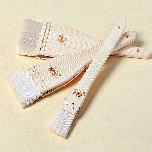 BBQ integrated wool brush oil brush barbecue brush cleaning bristle brush oil brush food grade high temperature resistant baking tool