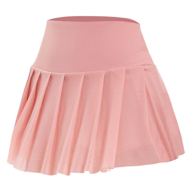 Spring and Summer Running Sports Short Skirt Spring European Fitness Yoga Skirt Pleated Skirt Golf Badminton Tennis Skirt