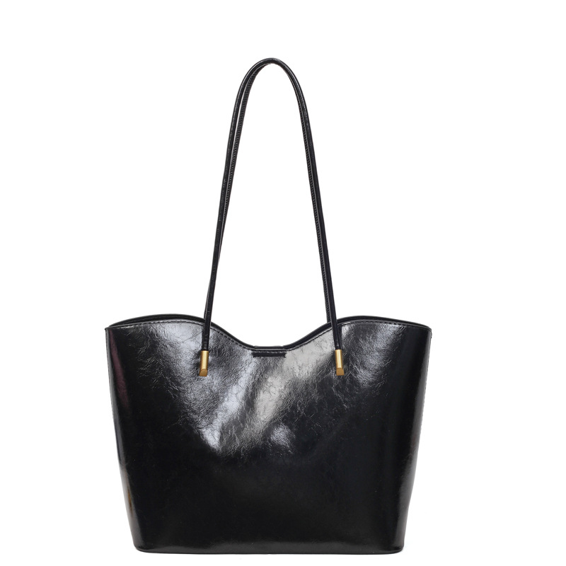 2025 nuevo bolso de mujer universal nicho de moda alta sensación de bolso de mujer de viaje de moda retrógrado aceite pitot bolso de hombro