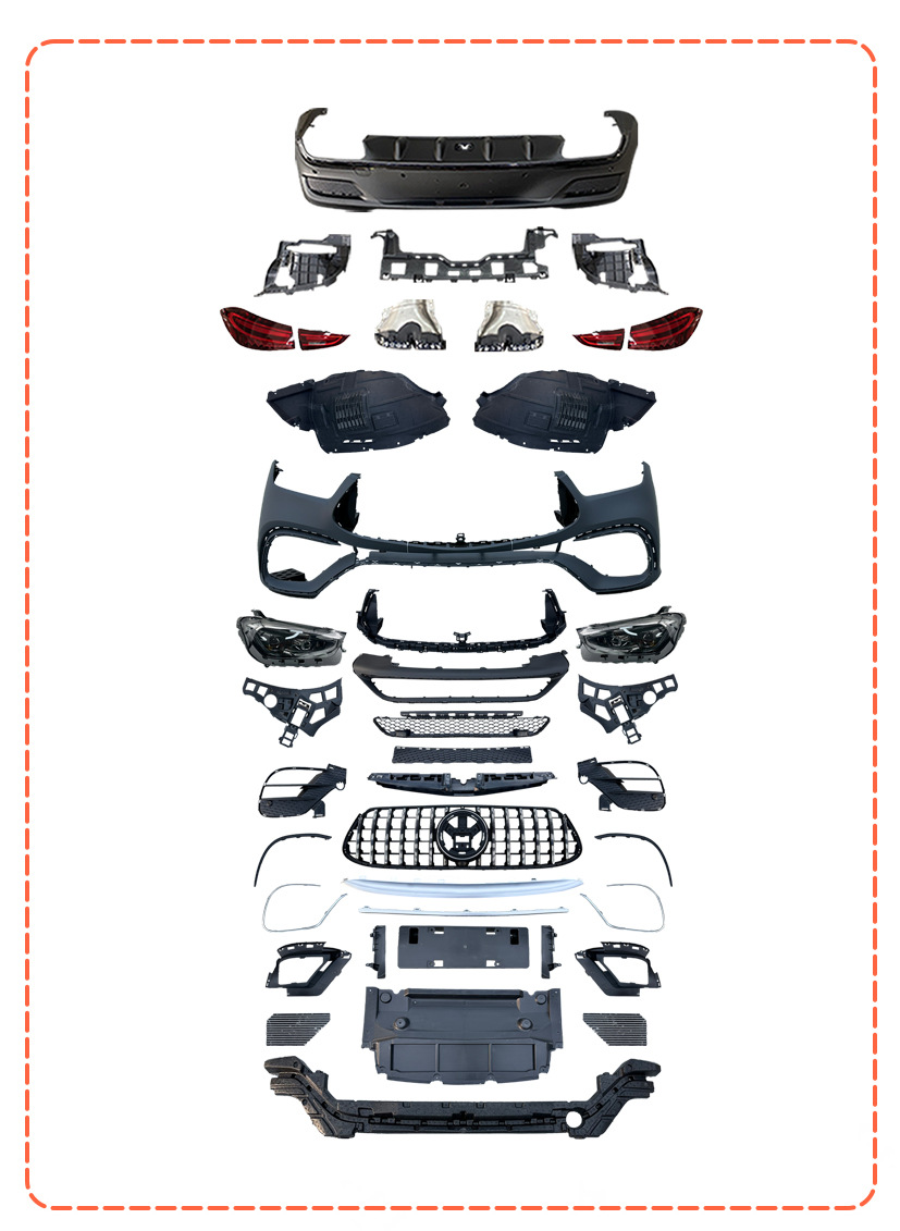 Suitable for 2020-2023 Mercedes-Benz GLE Coupe, old model upgraded to new 63 AMG kit