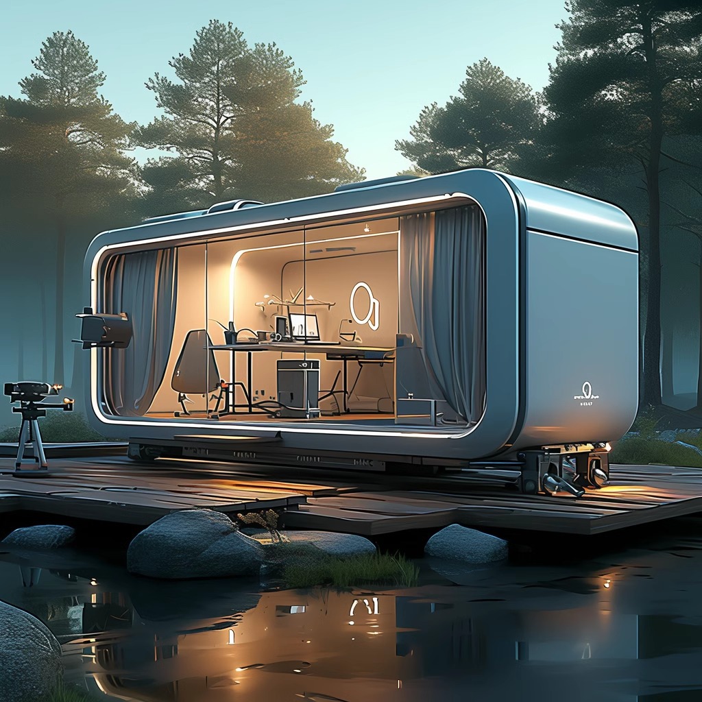 RV tecnología de vivienda residencial red famosa luz salvaje vivienda móvil	 Habitación Materna e Infantil del fabricante de la cápsula espacial Weishu