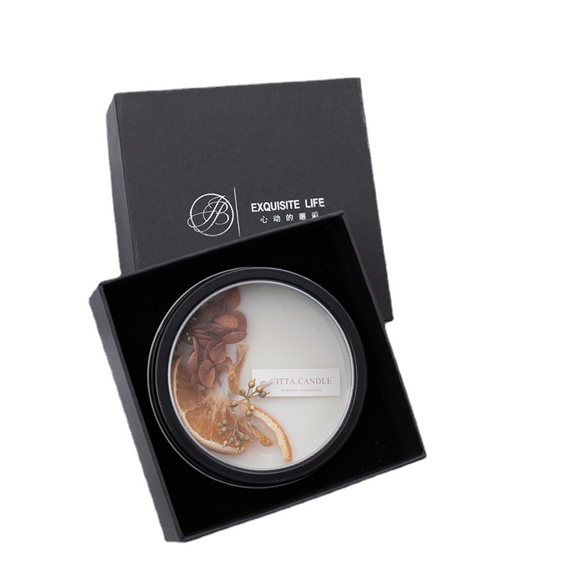 flores secas, frutas, flores, velas naturales, decoración de Navidad no tóxica, adornos, festivales, como regalos, regalos, embalaje de alta calidad