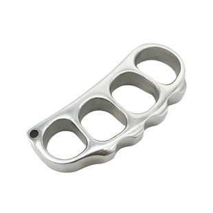 Thickened Stainless Steel Pure Steel Finger Tiger Window Breaker Self-Defense Anti-Wolf Car-Mounted Tiger Punch Outdoor Hand Support Outdoor