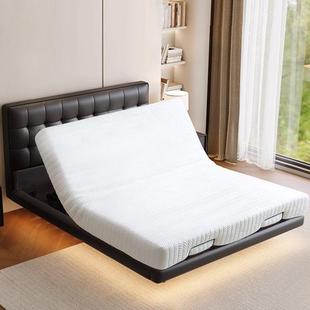 Waffle Leather Suspended Bed Smart Zero Gravity Electric Bed 2025 New Fully Automatic Double Bed That Does Not Disturb Each Other