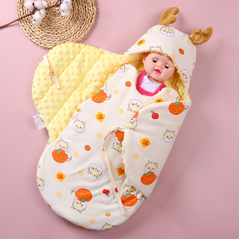 Spring and Autumn Seasons Are Smooth, Comfortable and Breathable Baby Sleeping Bags for Safe Sleep and Close-Fitting Wraps for Babies. Multi-Color Options for All Seasons