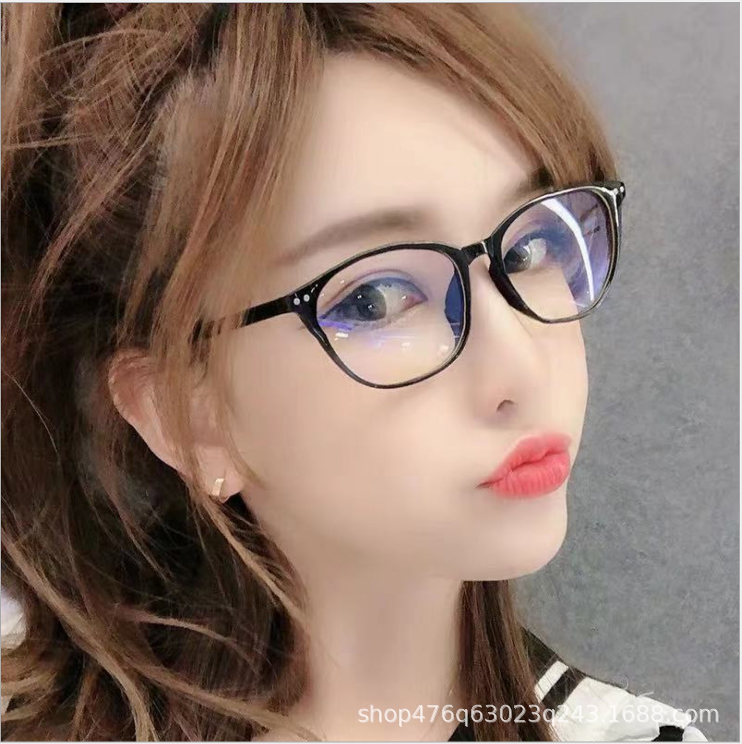 Retro Literary Versatile Eyeglass Frames for Women with New Prescription Lenses, Computer Vision Protection, and Non-Prescription Lenses