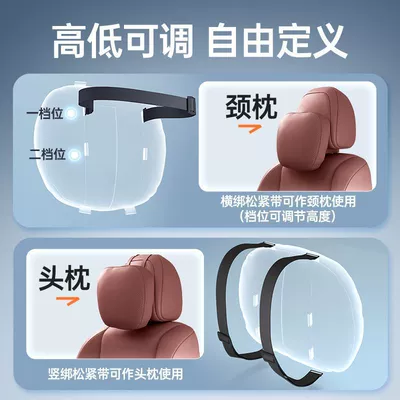 Pillow, Neck and Waist Protection Car: Headrest