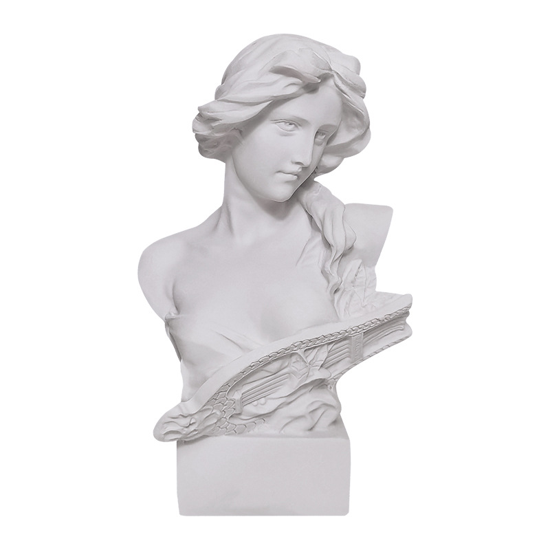 Nordic ins estilo retro guqin de las mujeres titular la pluma florero decoración hidropónica Apollo cepillo de maquillaje Cubo de almacenamiento de fotos de celebridades de Internet