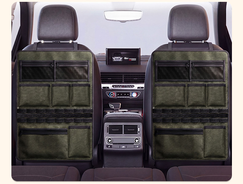 Car Multifunctional Storage Hanging Bag, Car Seat Back Storage Bag, Camping Car Storage Bag, Compartmentalized Storage Bag