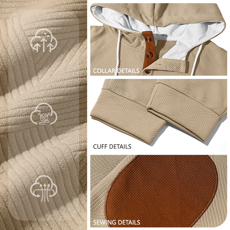 Nuevo transfronterizo Europa y América Amazon TK nuevo otoño y invierno hombre manga larga suelta casualidad con capuchón pull-out suit