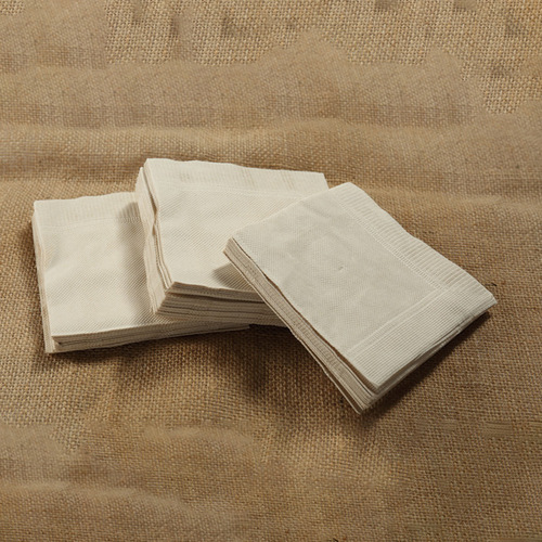 230*230 one-time double-sided edge flowers table napkins for restaurants, catering and home use, with a total of 100 sheets