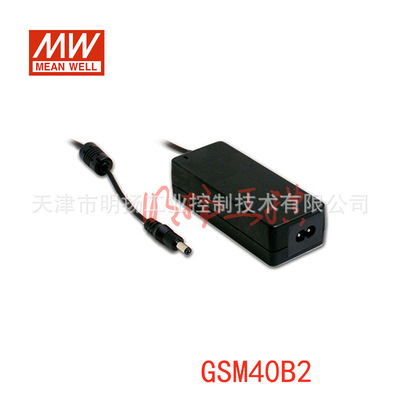明纬电源 40W医疗型适配器;GSM40A24-P1J