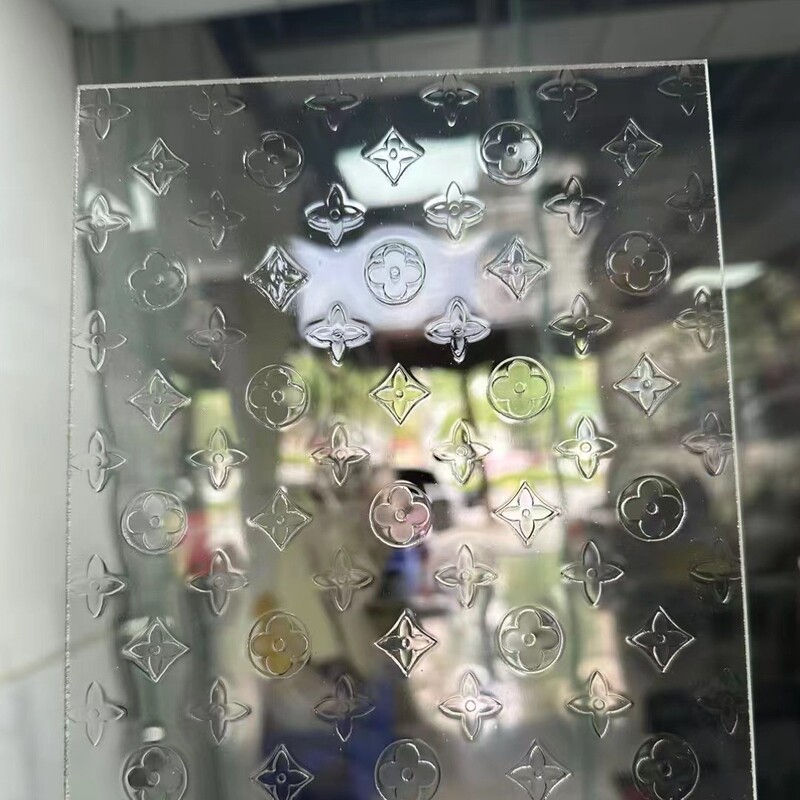 Acrylic Board Lv Texture Board Plexiglass Art Board Background Wall Screen Partition Decoration Building Materials Advertising Design