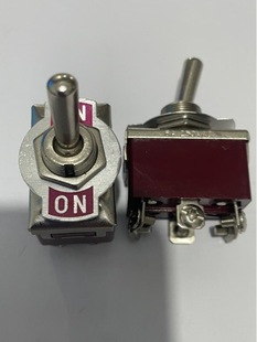 Kn3C-202 Toggle Switch Copper Foot Silver Point High Power High Current Rocker Switch 12mm