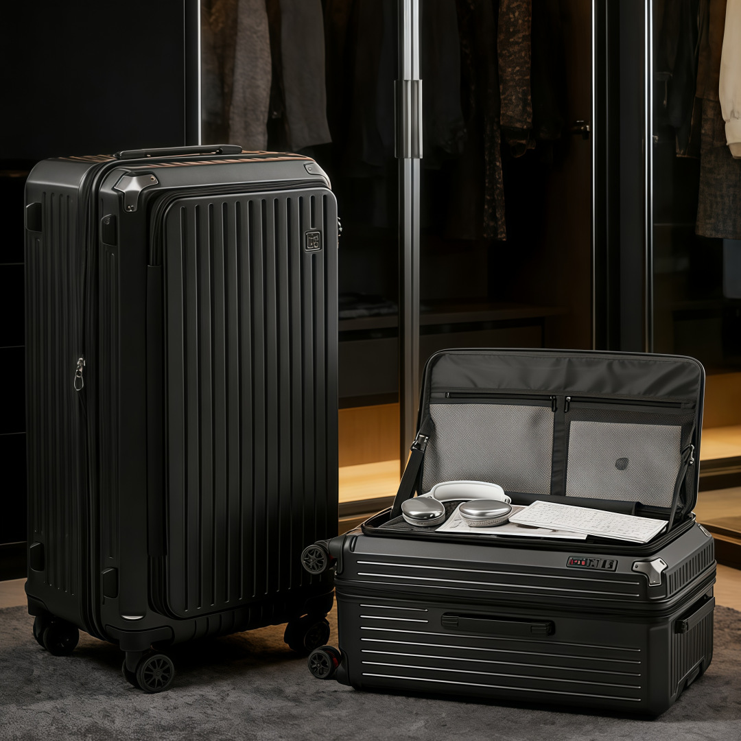 Rolling Suitcase Large Capacity Lightweight Travel Trolley Case_voghion.com