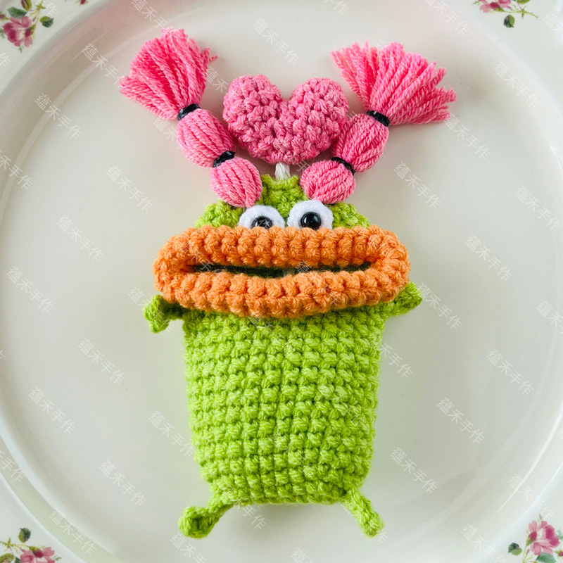 그린 핑크 브레이드