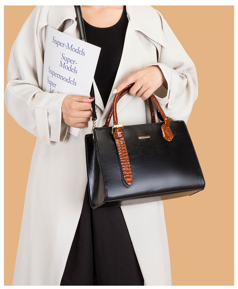 Medium Pu Leather Fashion Bag Sets display picture 9
