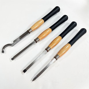 Hot-Selling Extended Handle Square Rod Discarding Lathe Woodworking Carving Knife Complete Specifications Woodworking Lathe Tool Set Manufacturer Supply