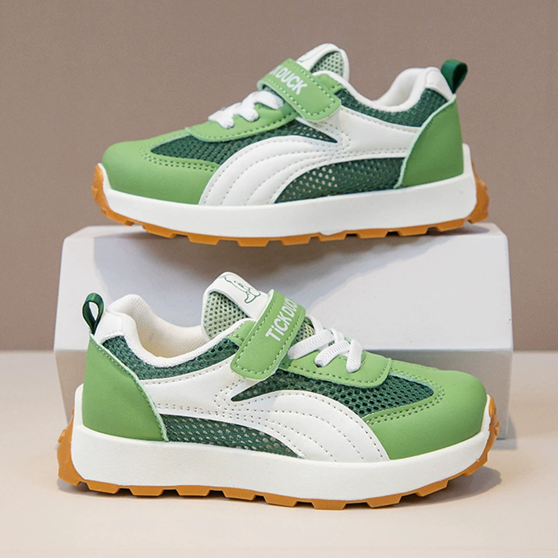 Детские кроссовки для мальчиков и девочек кроссовки летние новые дышащие одиночные сетки