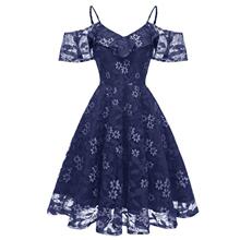 M 48132 Lace Sleeve A-Line Dress ��˿������ȹ �羳ŷ��