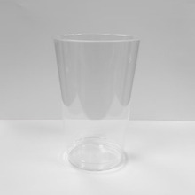 400ml一次性塑料透明PS水杯试饮啤酒可乐杯