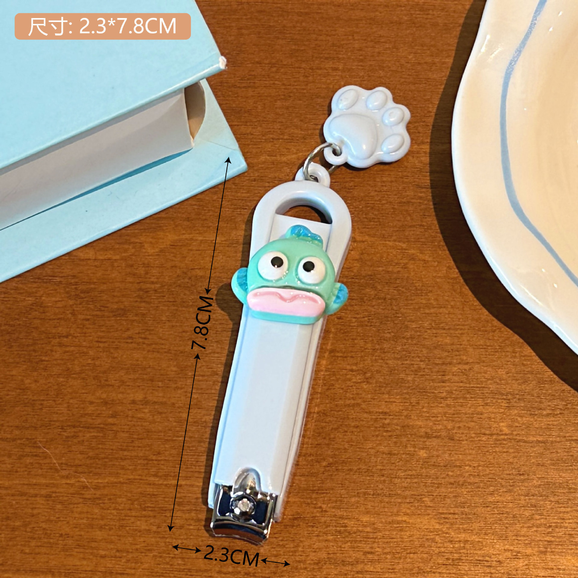 Mini Cute Nail Clipper Household Anti-splash Nail Clipper Single Cartoon Creative Folding Nail Clipper Manicure Repair