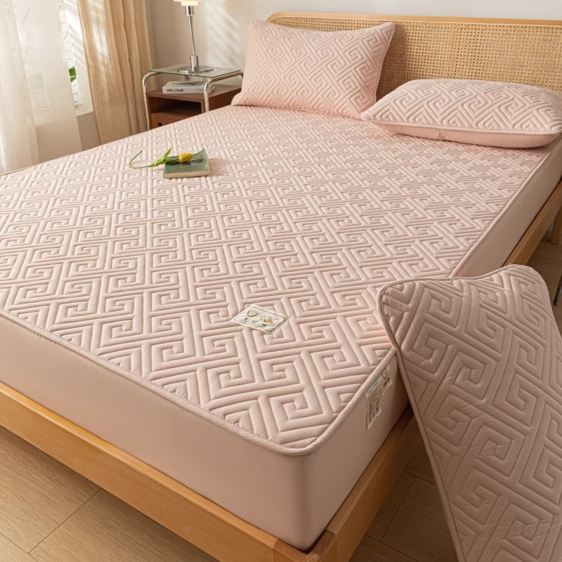 Sombrilla de cama impermeable con aislamiento de orina engrosada de una sola pieza, funda protectora de colchón Simmons, funda de cama todo incluido 2024 nuevas estaciones universales