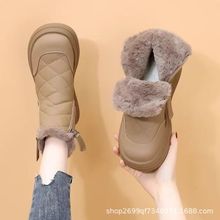 冬季外贸跨境冬季2025新款加绒加厚爆款雪地靴女东北棉鞋防水保暖