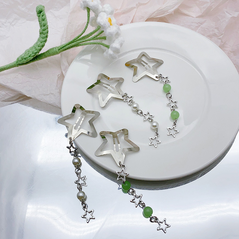 Women's Star IG Style Y2K Alloy Charm Hair Clips display picture 8