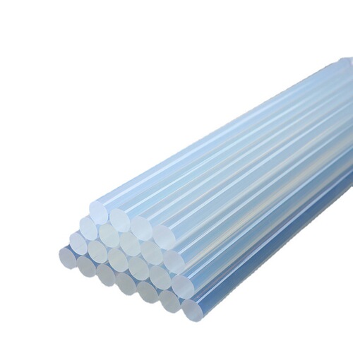Transparent hot melt adhesive strips 11mm x 7mm, high viscosity, fast-setting hot melt glue sticks, bulk pack, factory direct sale, wholesale