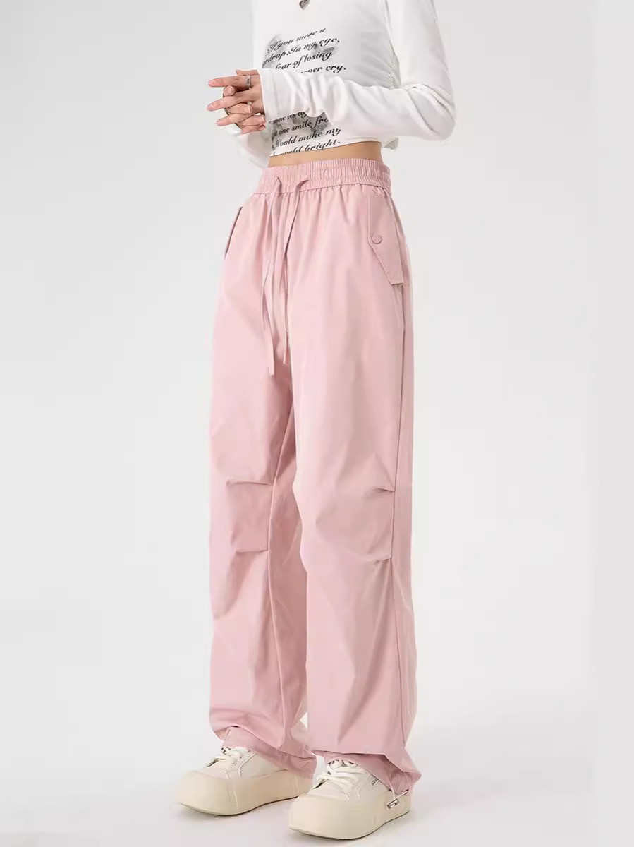 ジャック・チャイエンヤン メンズ パラトルーパー カジュアル 多用途 ワークパンツ 薄手 若者向け スポーツ タックパンツ 春夏 機能性スタイル