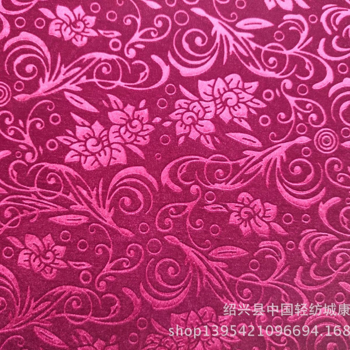 新款老年时装针织面料 经编新品韩国绒KS涤氨绒布 现货供应