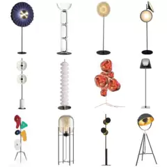 Designer Fishing Floor Lamp Nordic Living Room Floor Lamp Light Luxury Modern Showroom Sofa Side High-End Standing Lamp