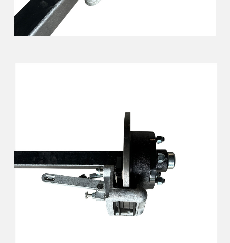 Factory Customized Various Models of Trailer Axle Assemblies, Various Axle Tons, Australian Disc Brake Disc Trailer Axles