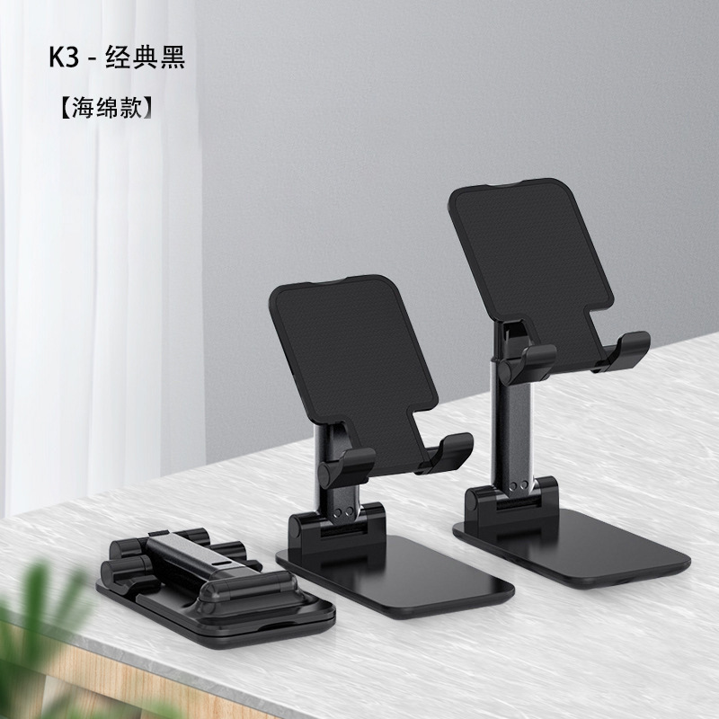 Soporte para teléfono móvil al por mayor, barato, de escritorio, plegable, elevable, portátil, para tableta, con logotipo para fotografía, transfronterizo