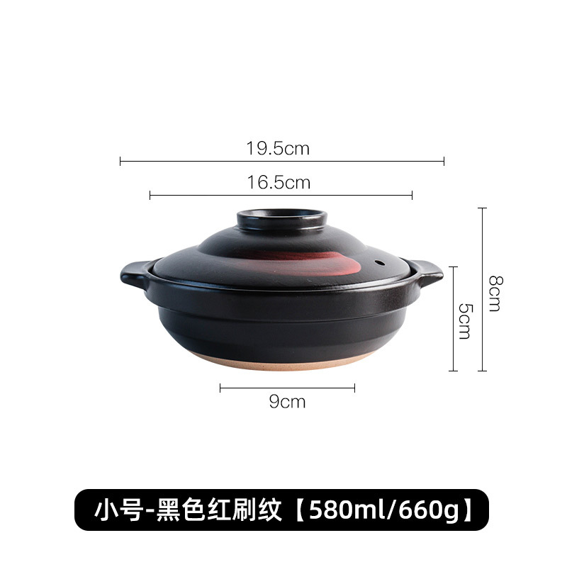 Olla de barro para uso doméstico, apta para estufas de gas, olla especial para hacer sopa, olla de barro, olla pequeña para cocinar arroz, olla de barro LOGO. image 20