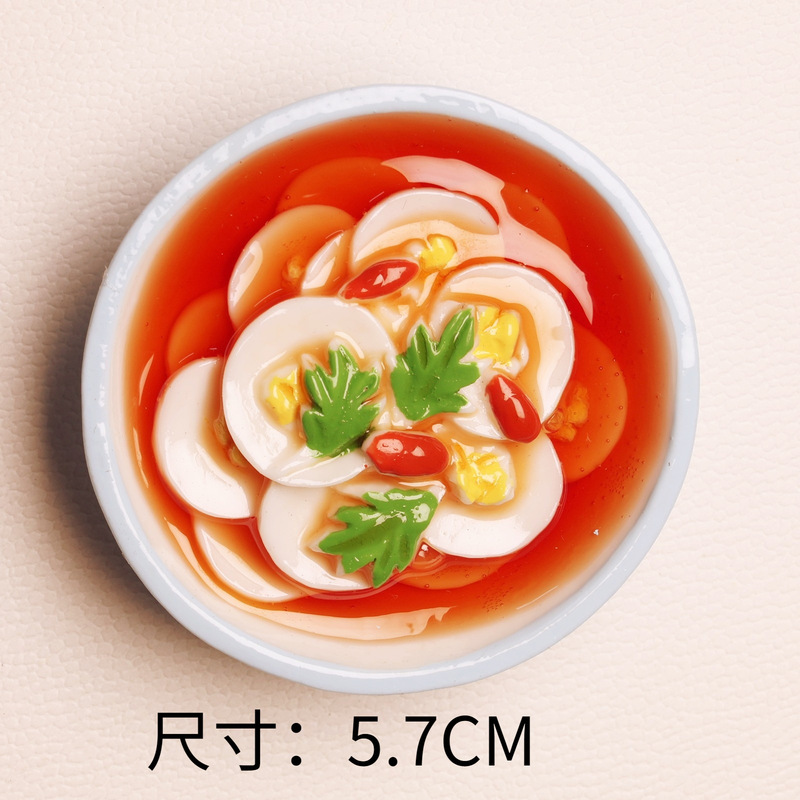 跨境夏日立体食物冰箱贴食玩冰粉爆爆珠树脂冰箱磁性贴装饰品批发|undefined