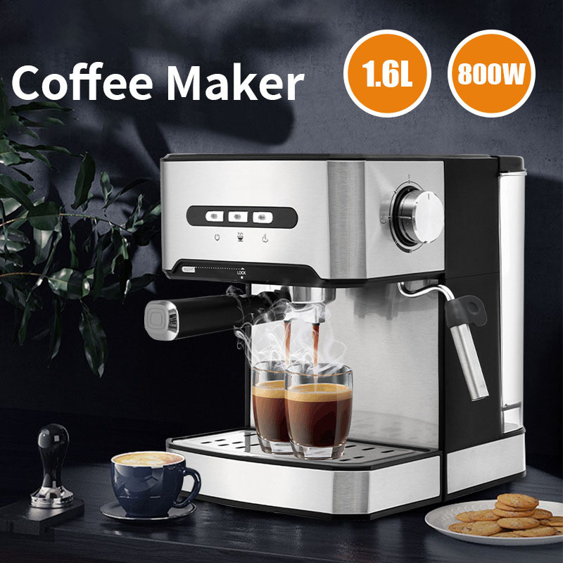 Italiano Máquina de CAFÉ Semiautomática cápsula doméstica en polvo de doble uso máquina de espuma de leche de vapor CAFÉ FABRICANTE
