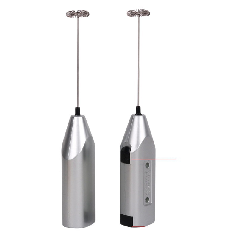 Batidor de huevo de acero inoxidable de mano Espumador de leche eléctrico creativo mezclador de café mini máquina de Espumador de leche